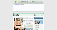 Desktop Screenshot of doctorkennethgiraldo.com