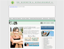 Tablet Screenshot of doctorkennethgiraldo.com